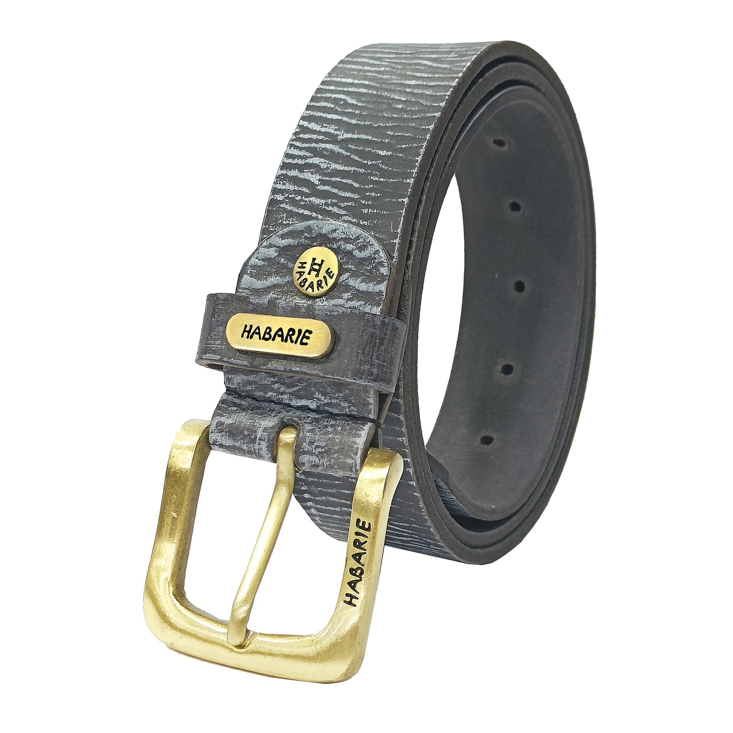 Handmade Belt with stitching 720-Blue