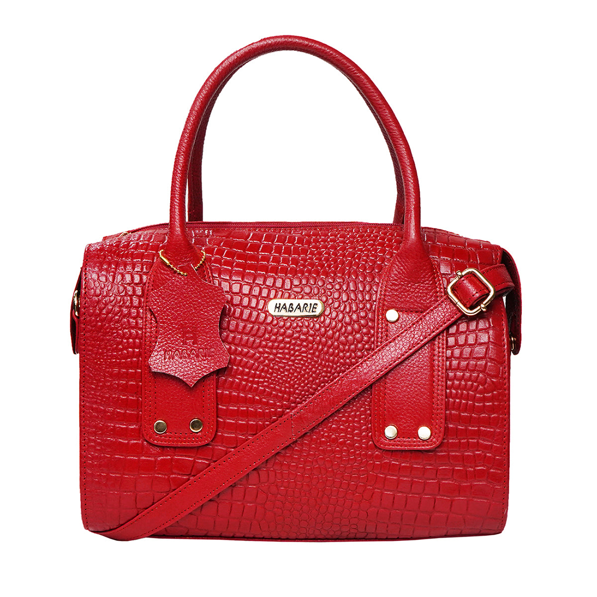 CLASSIC CARRYALL HAND BAG 022-Red