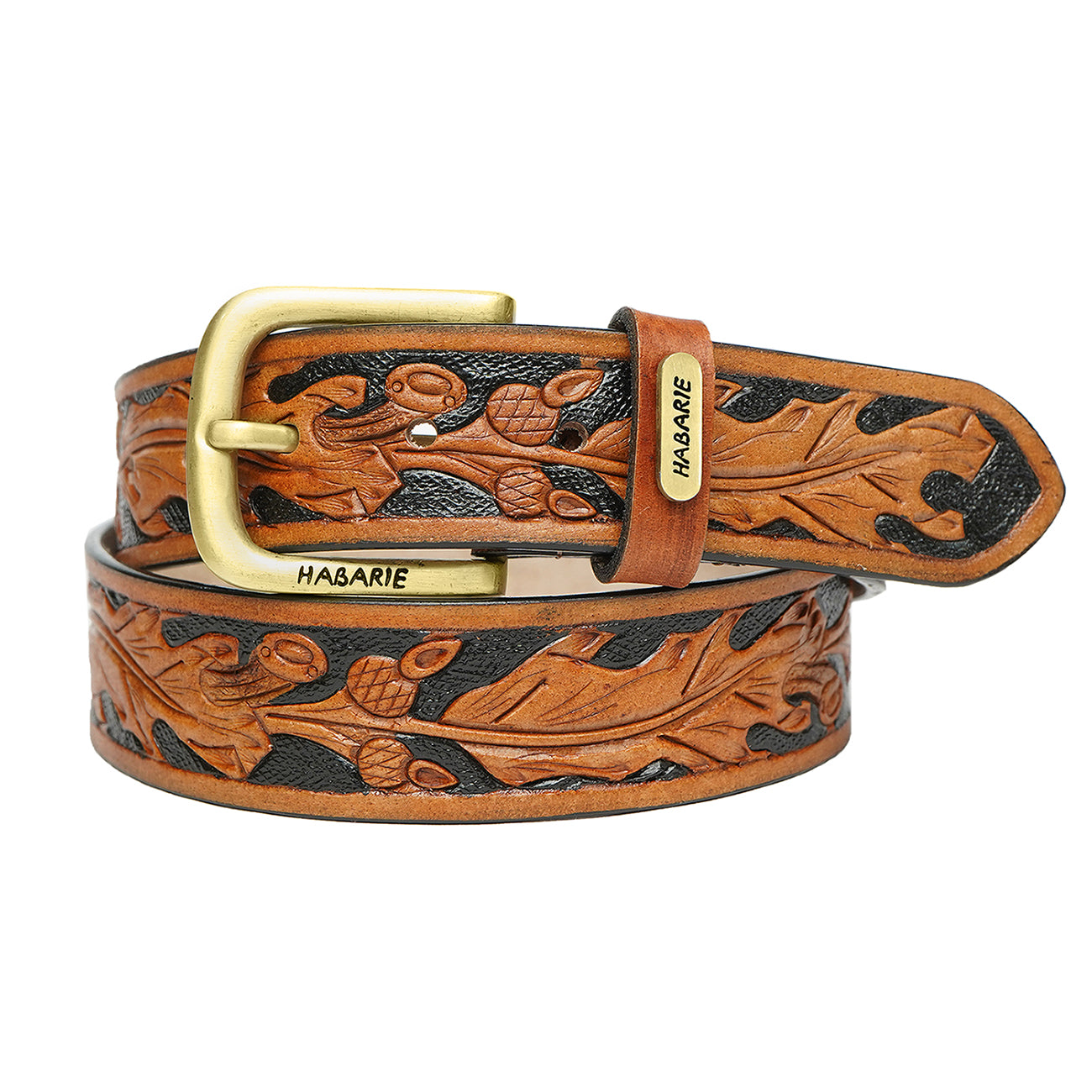 HAND-CARVED Premium Leather Belt 737