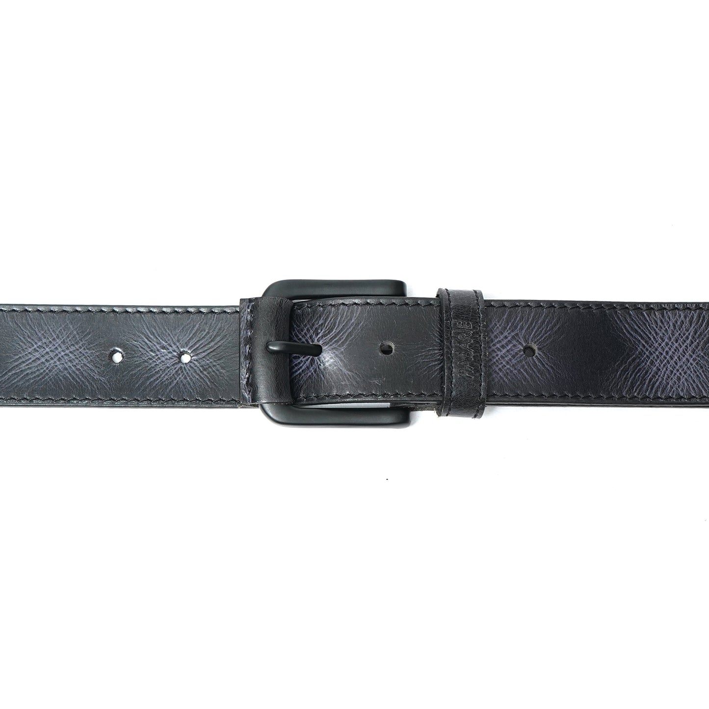 Handmade Classic Textured Belt 743-Blue PC