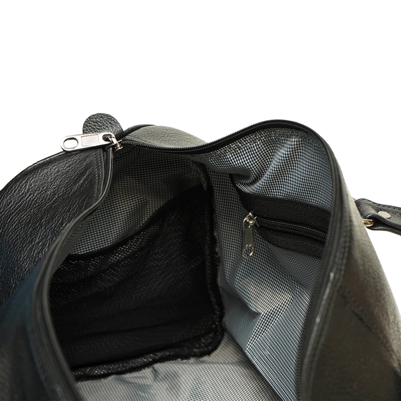 01 GYM BAG- ARC SHAPED 501-BLACK