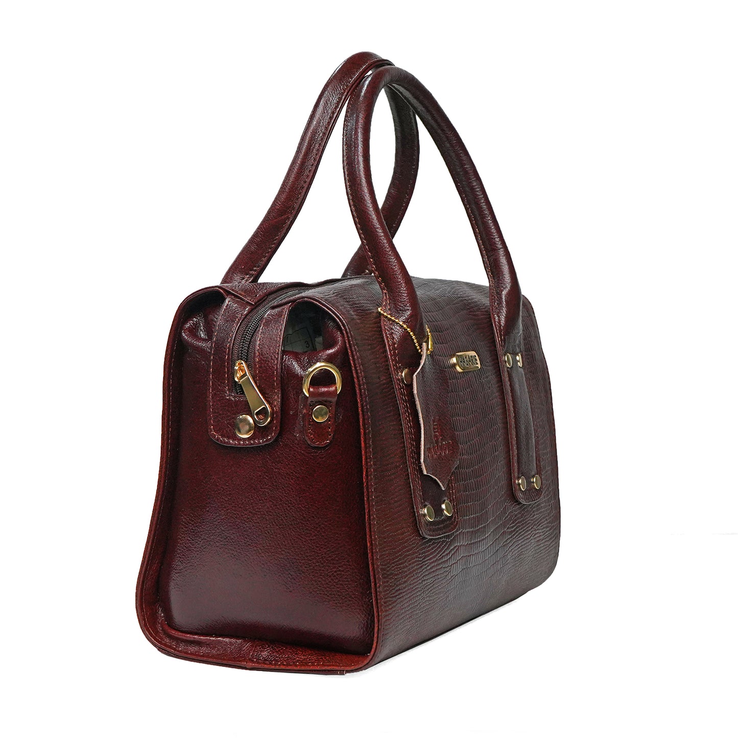 CLASSIC CARRYALL HAND BAG 022-Brown