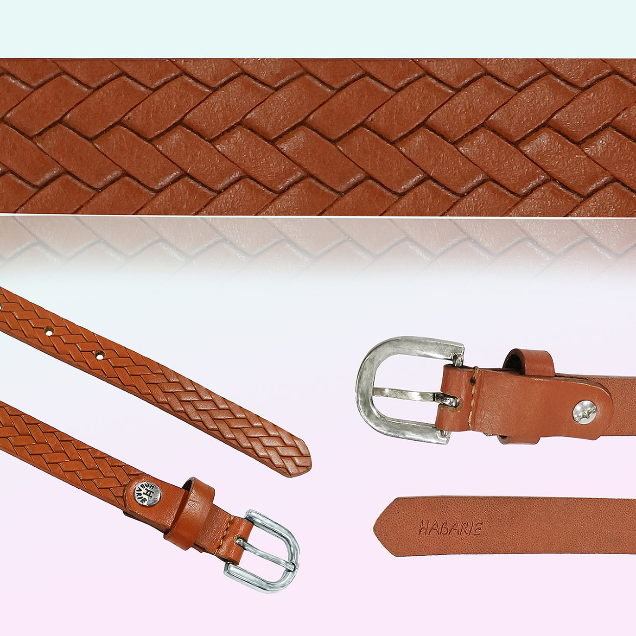 Women's Belt 855-Tan