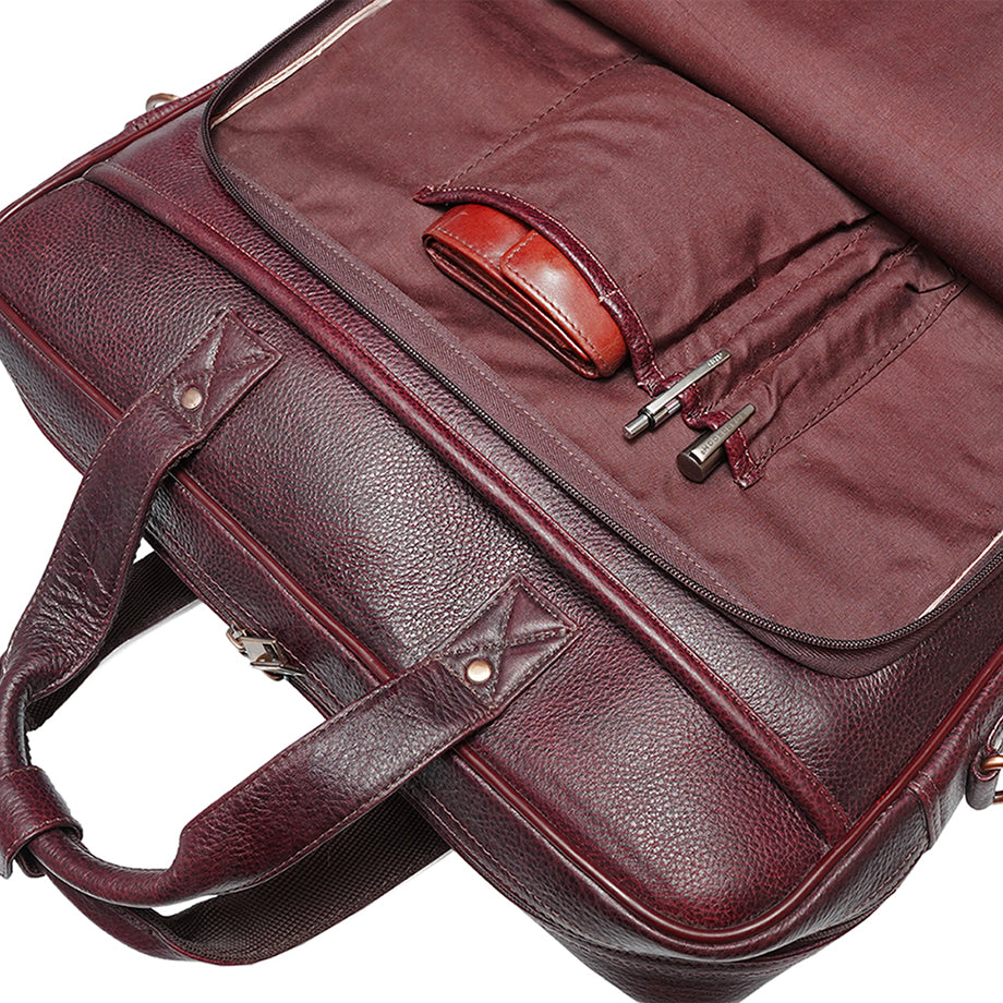 MERLIN'S LAPTOP BAG 209 BROWN