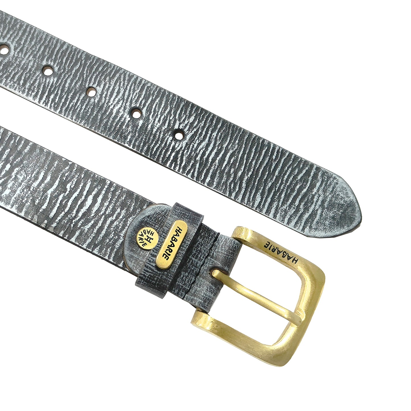 Handmade Belt with stitching 720-Blue