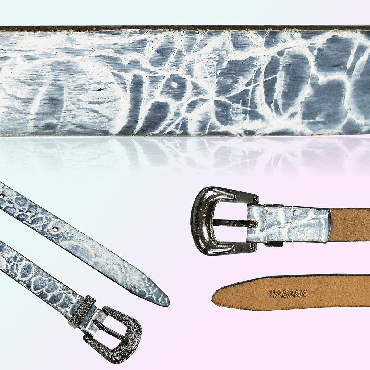 Women's Belt 857-Blue