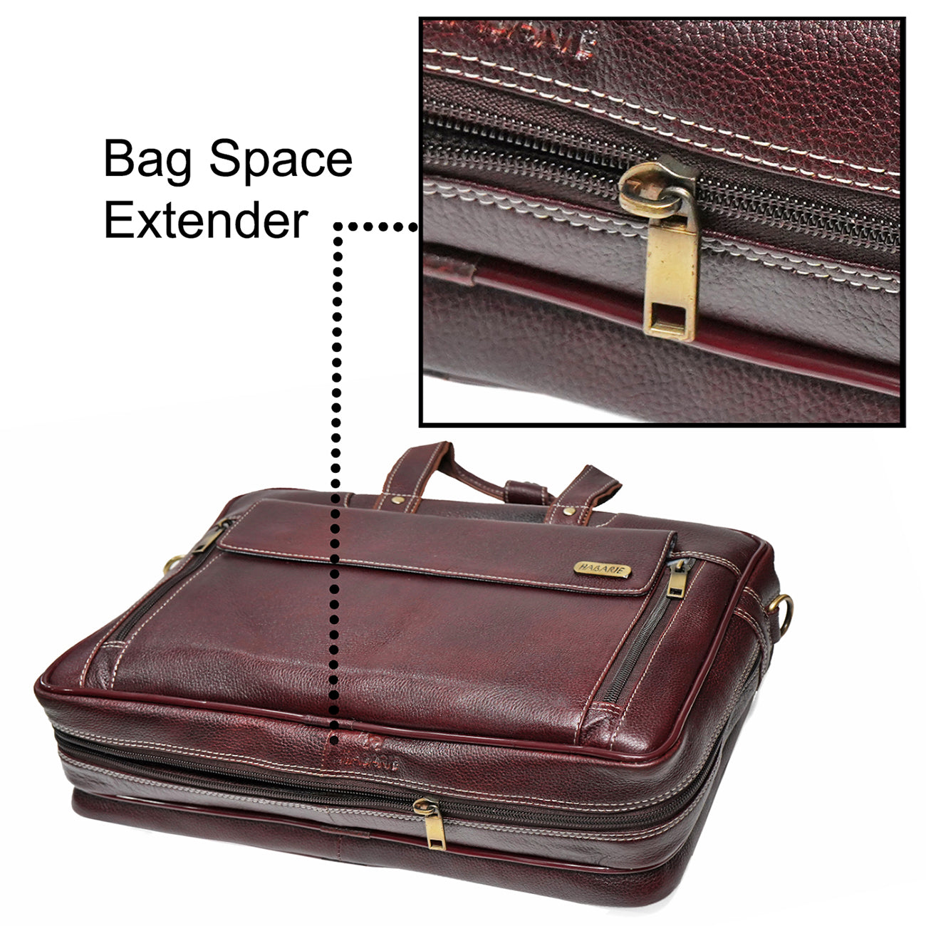 FILLE MAGIQUE OFFICE BRIEFCASE 212-BROWN