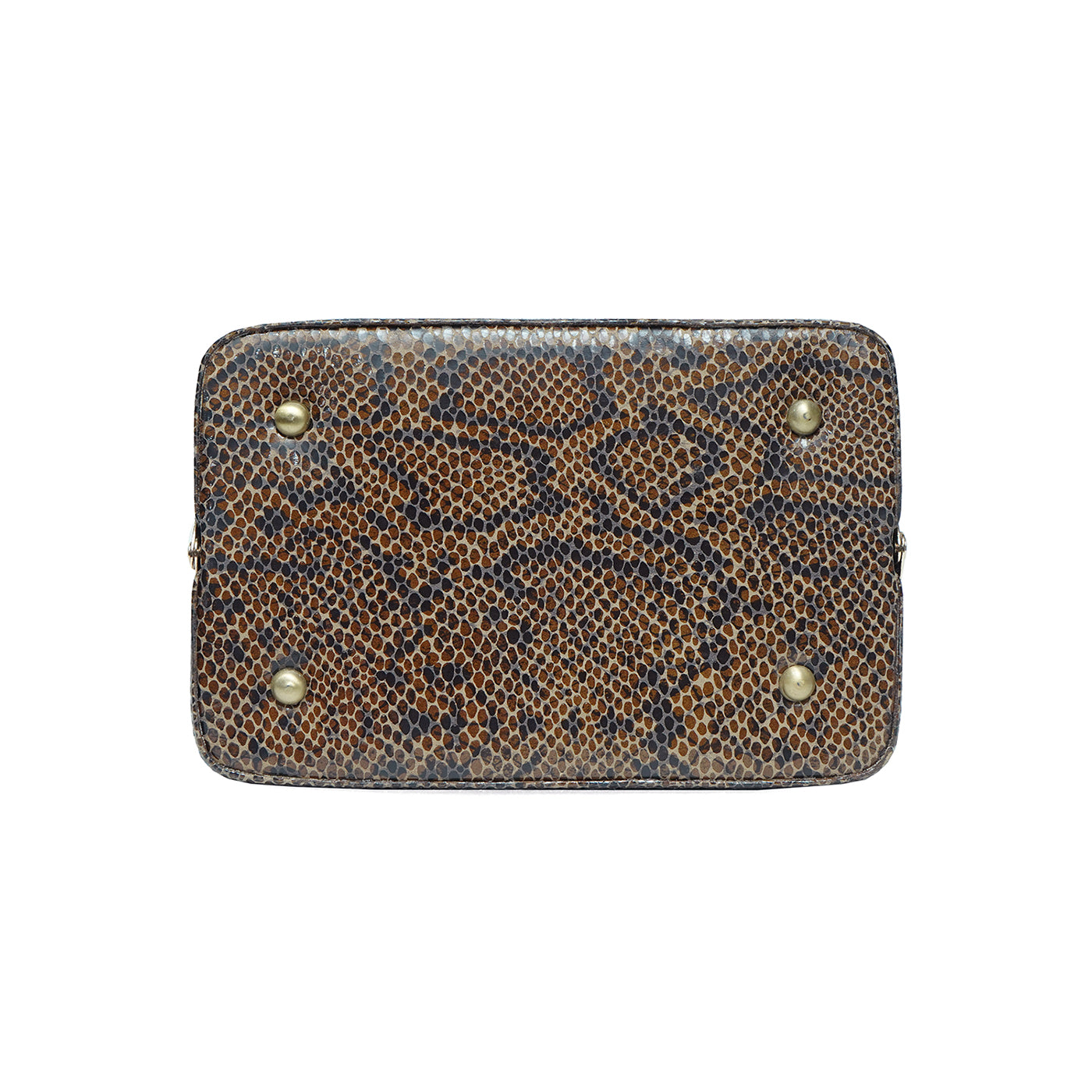 Bay Biss Sling Bag Snake Print 612-BROWN