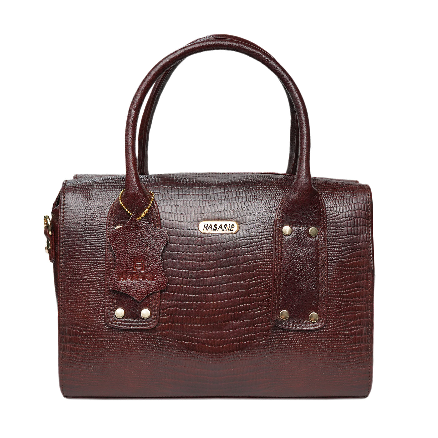 CLASSIC CARRYALL HAND BAG 022-Brown