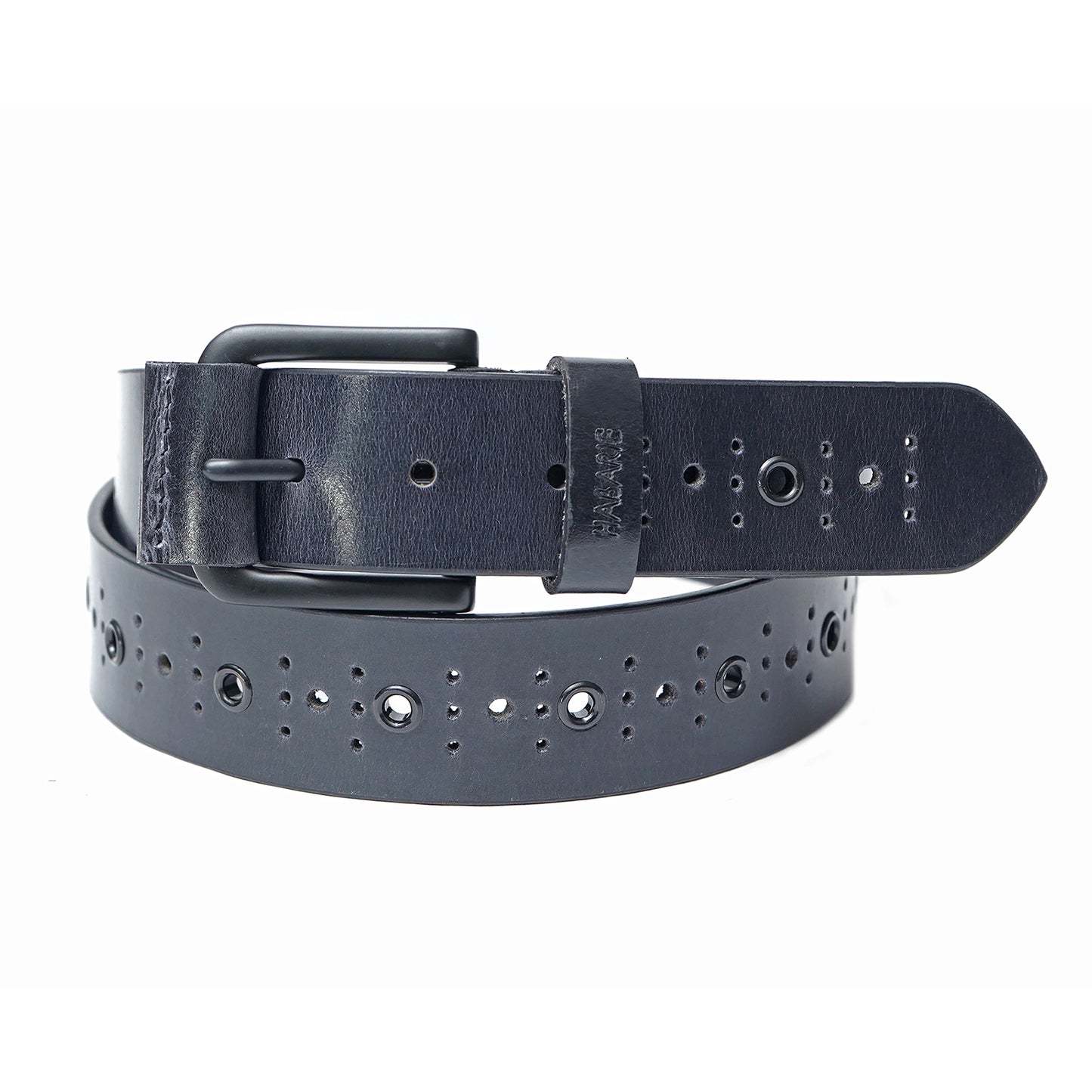 Handmade Classic Belt with Studs 741-Blue PC