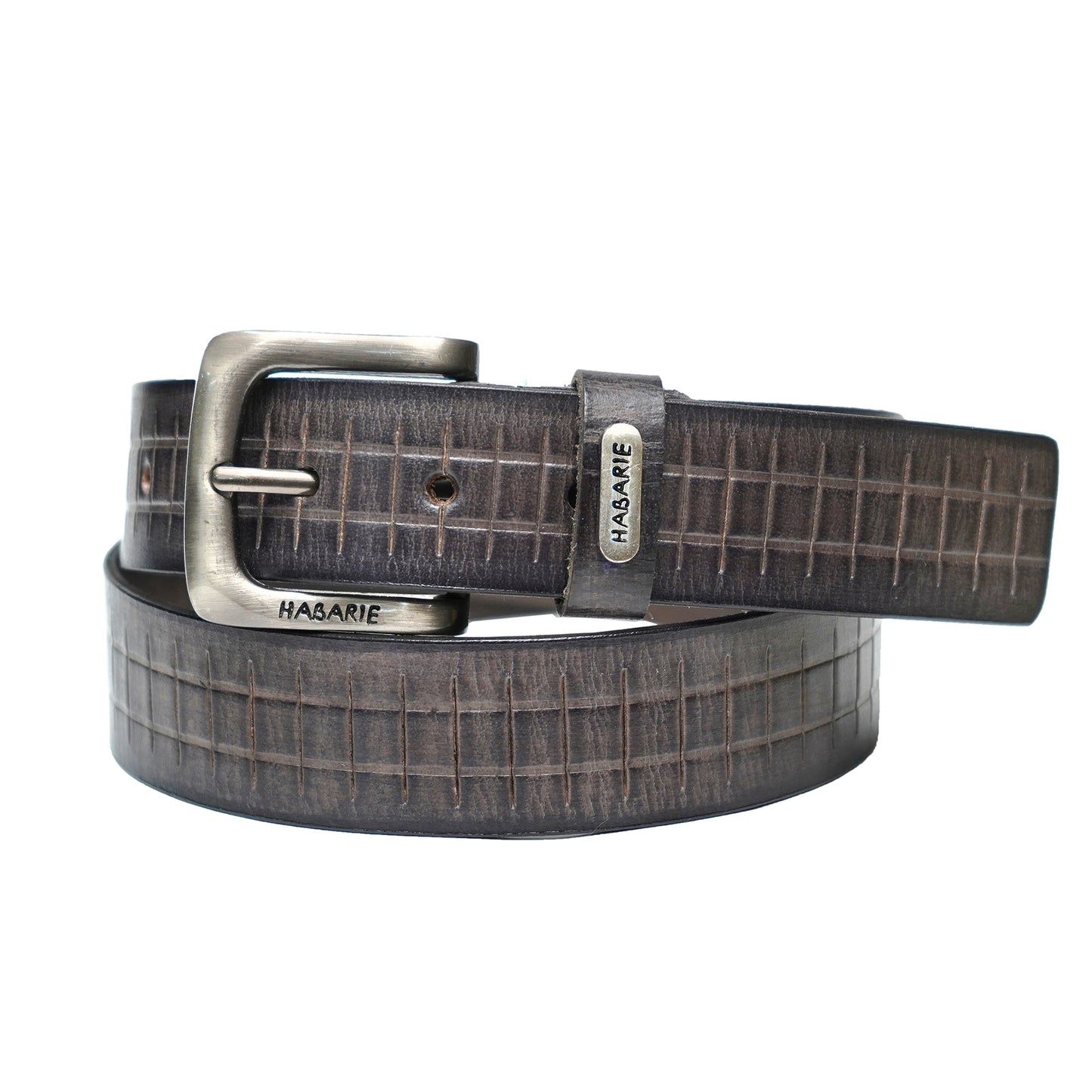 Handmade Belt with stitching 721-Black