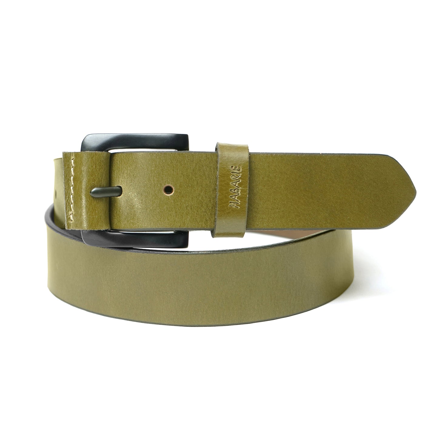 Premium Leather Handmade Classic Belt 727-GREEN