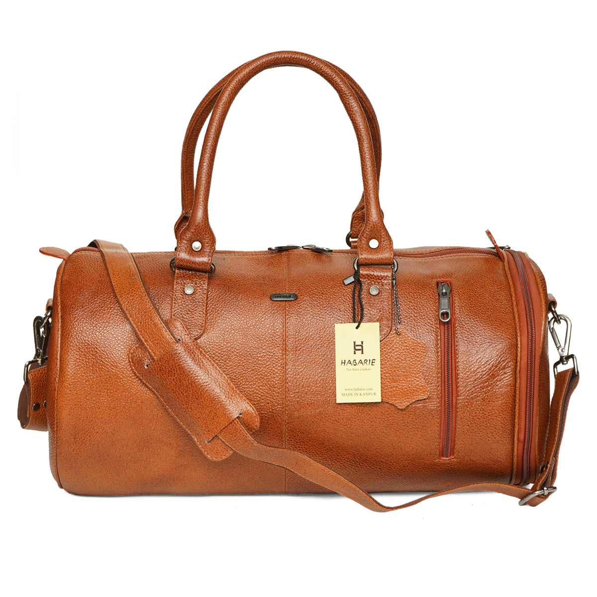 02 GYM BAG- ROUND 502-TAN