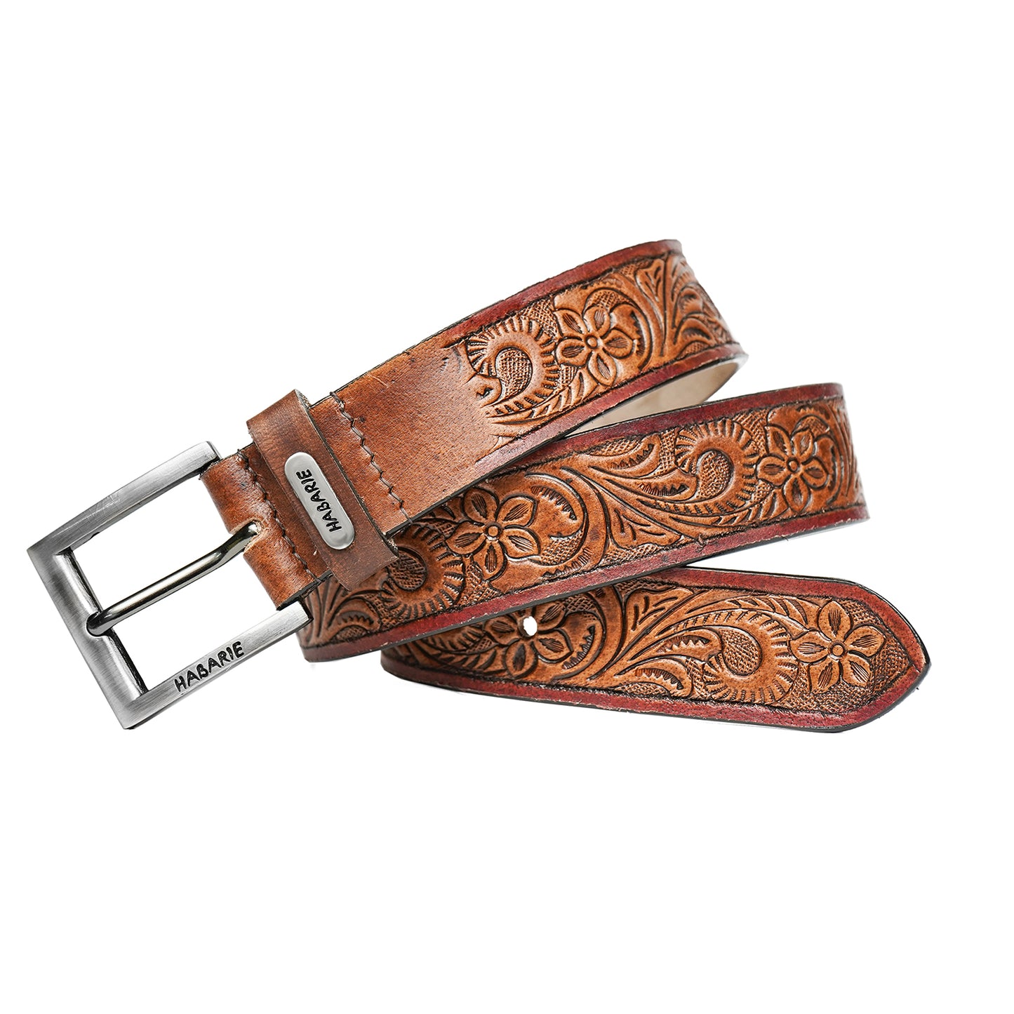 HAND-CARVED Premium Leather Belt 736