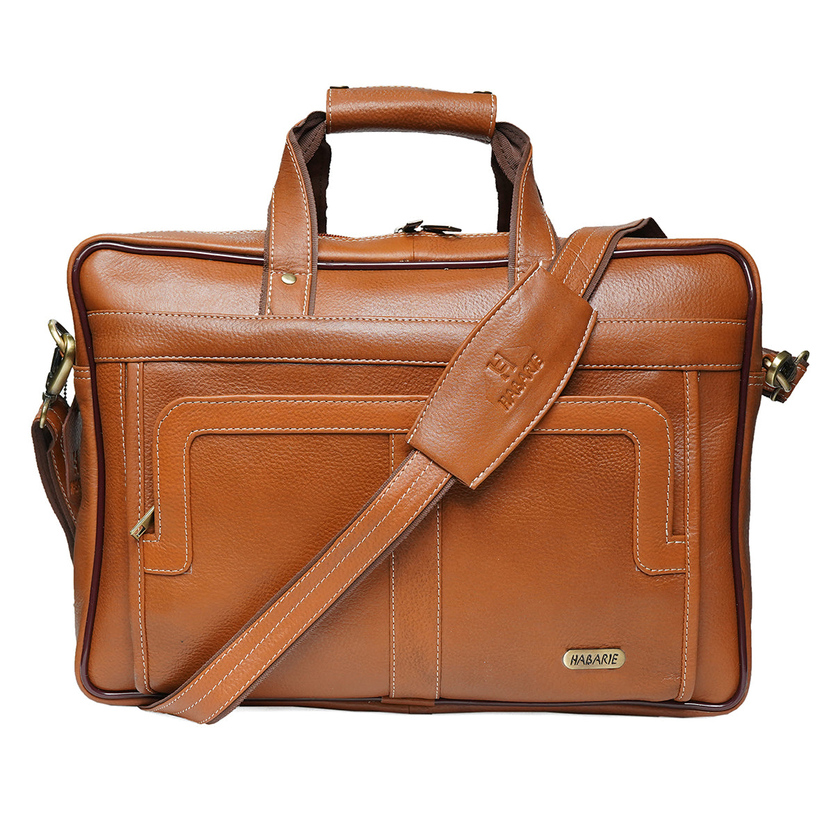 PORCELIN LAPTOP BAG 210-TAN