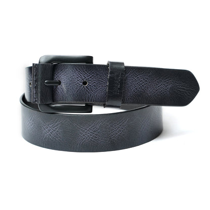 Handmade Classic Textured Belt 742-Blue PC