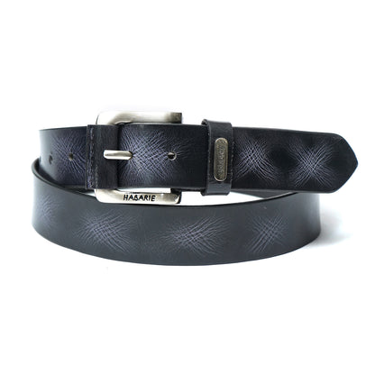 Handmade Classic Textured Belt 742-Blue