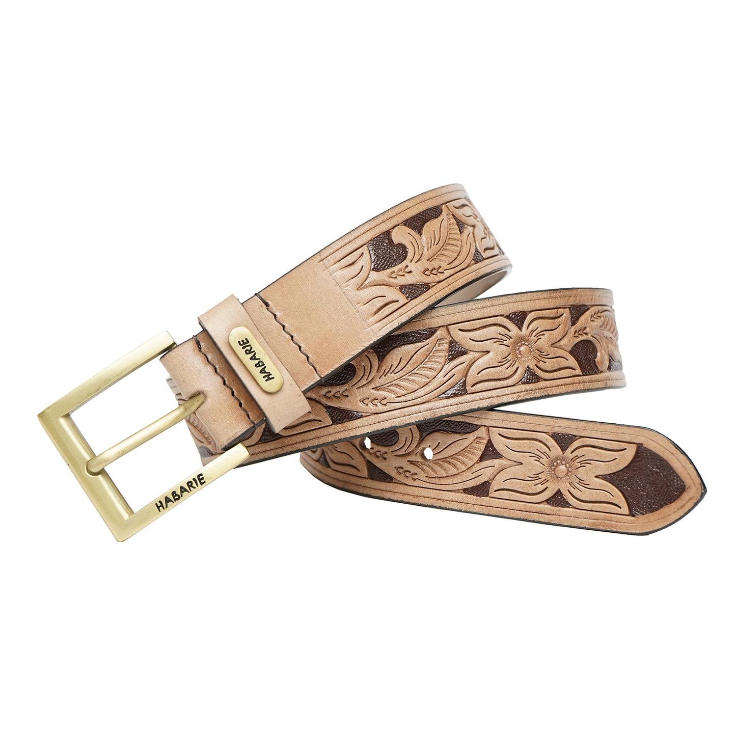 HAND-CARVED Premium Leather Belt 738