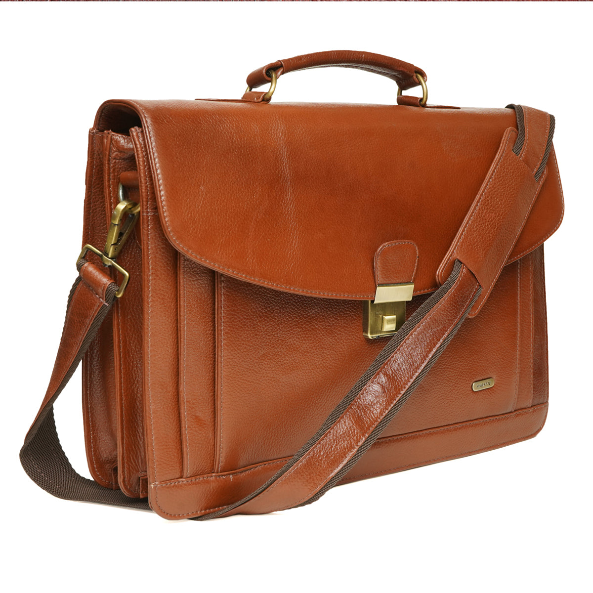 RUSSELL LAPTOP BRIEFCASE 203-TAN