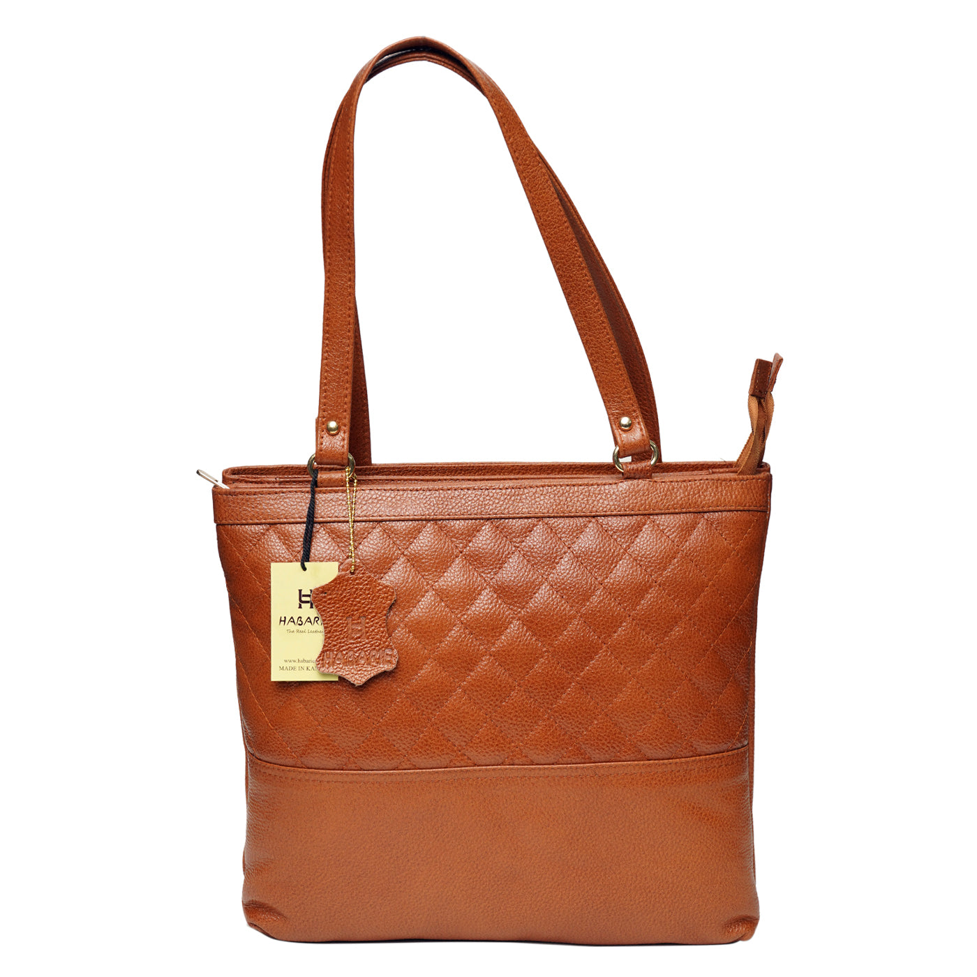 MULTIPURPOSE TOTE WITH FILE POCKET 013 -Tan