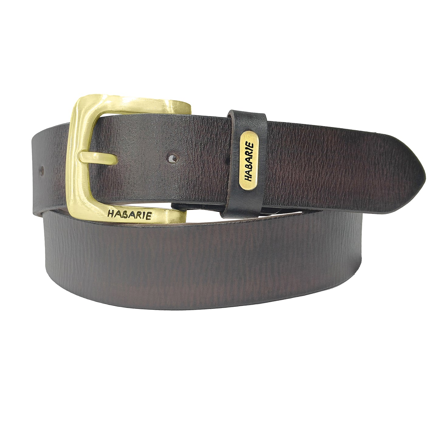 Handmade Belt with stitching 720 D-Brown