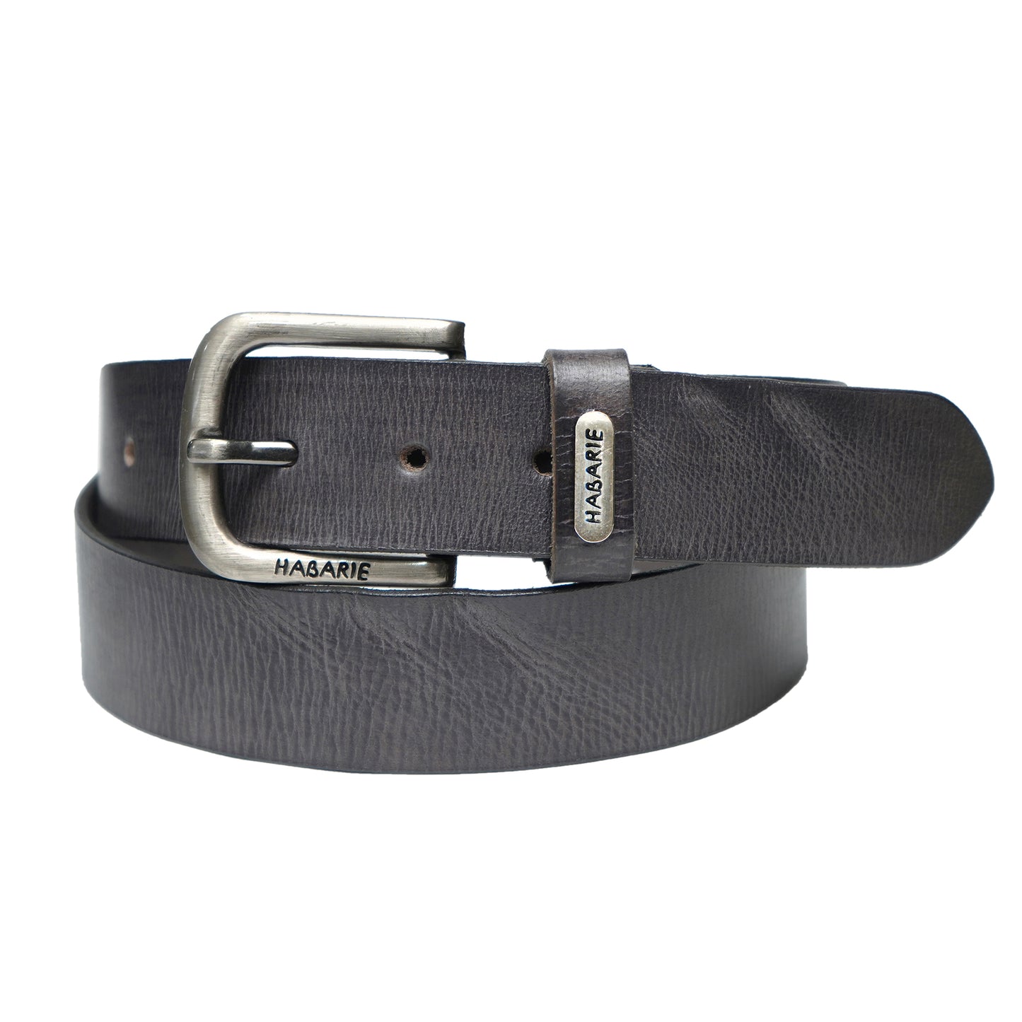 HandmadeTextured Belt 723-Black