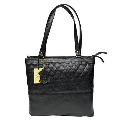 MULTIPURPOSE TOTE WITH FILE POCKET 013 -Black