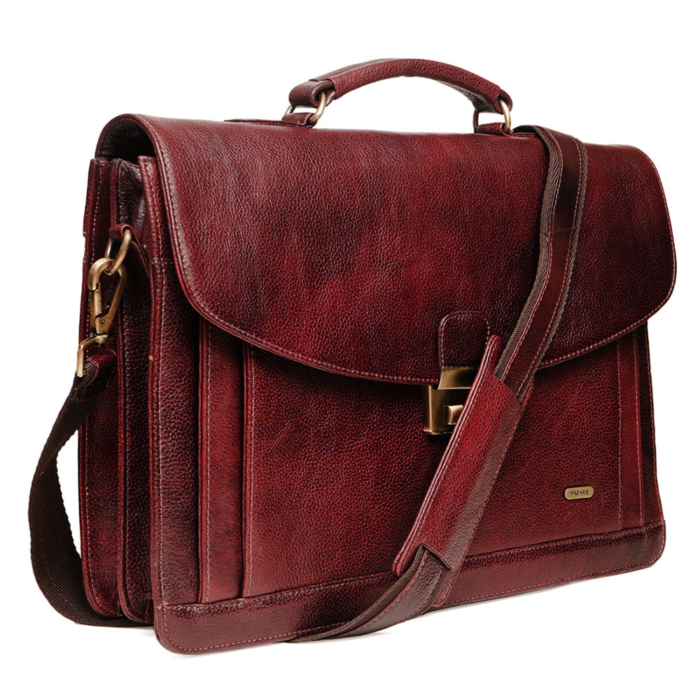 RUSSELL LAPTOP BRIEFCASE 203-BROWN