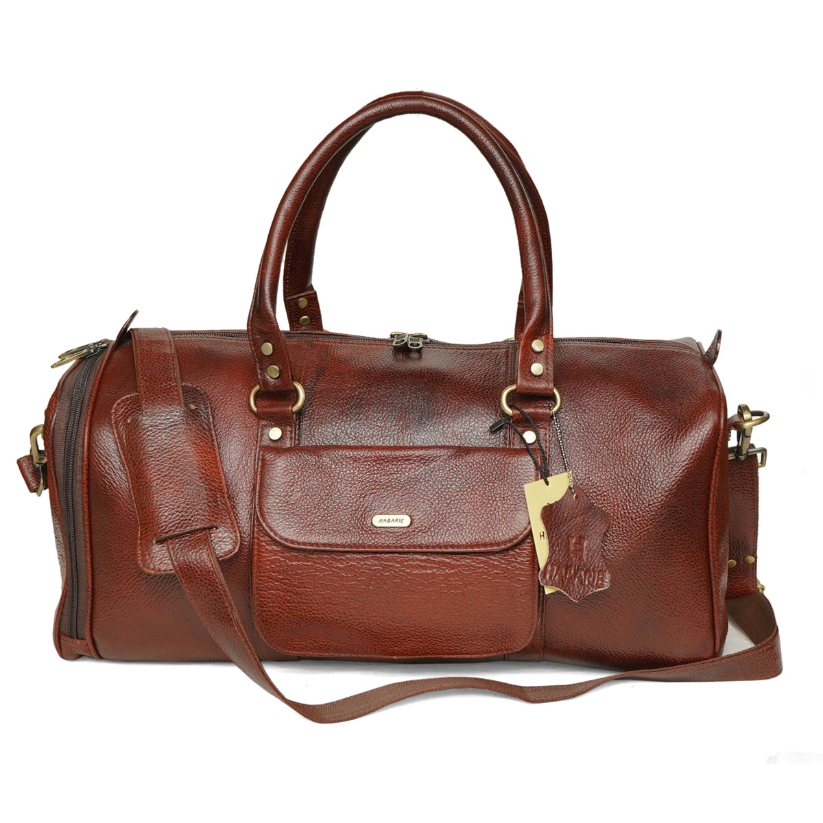 03 GYM BAG- SQUARE 503-BROWN