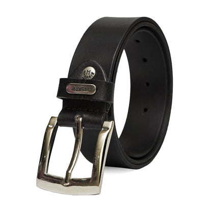 Premium Leather Handmade Classic Belt 703-Black