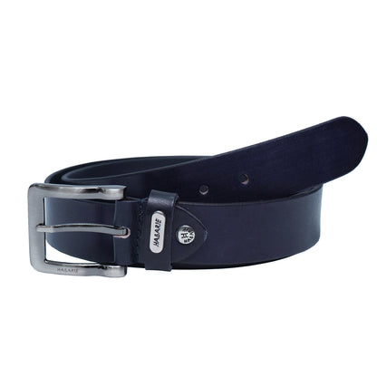 Premium Leather Handmade Classic Belt 703-BLUE