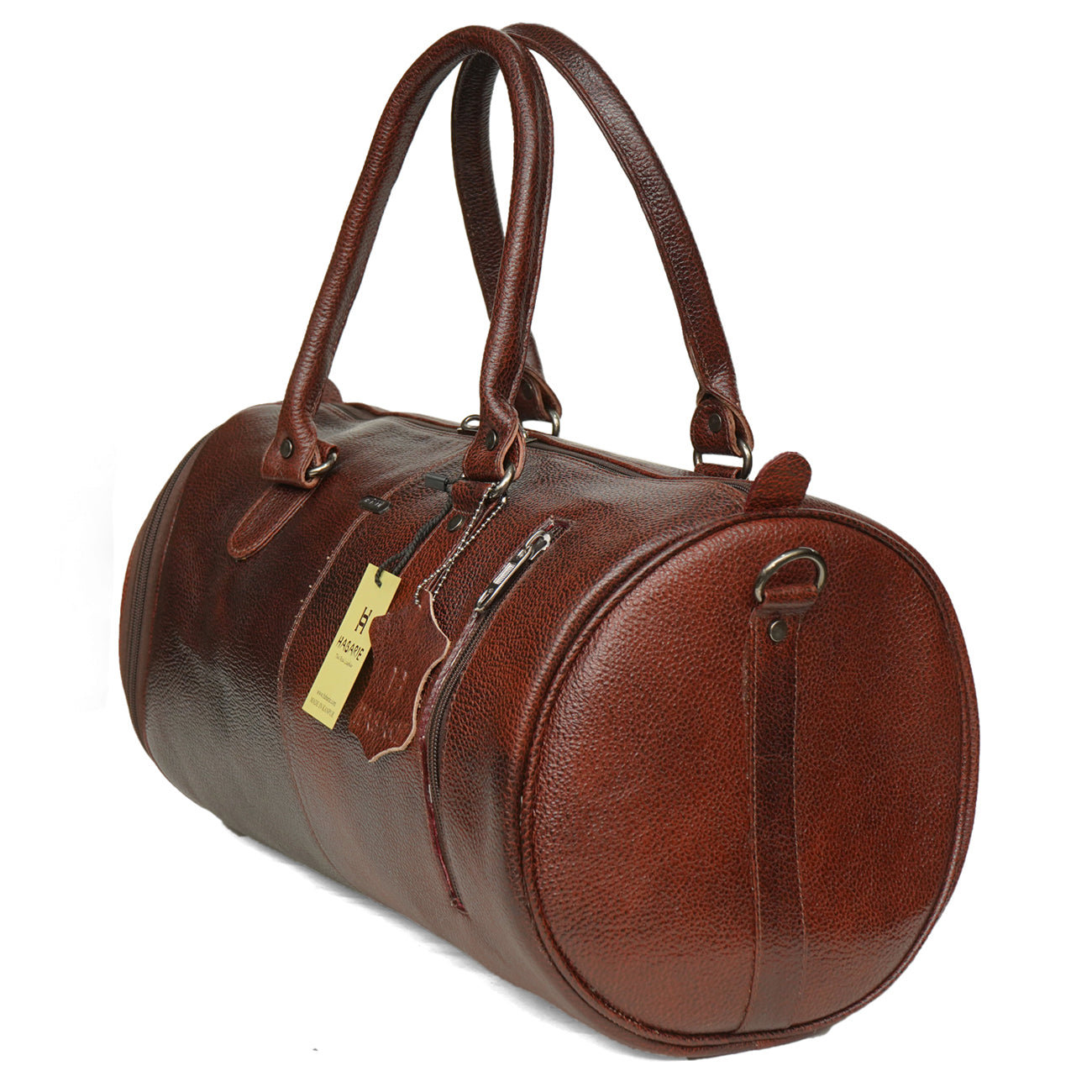 02 GYM BAG- ROUND 502-BROWN