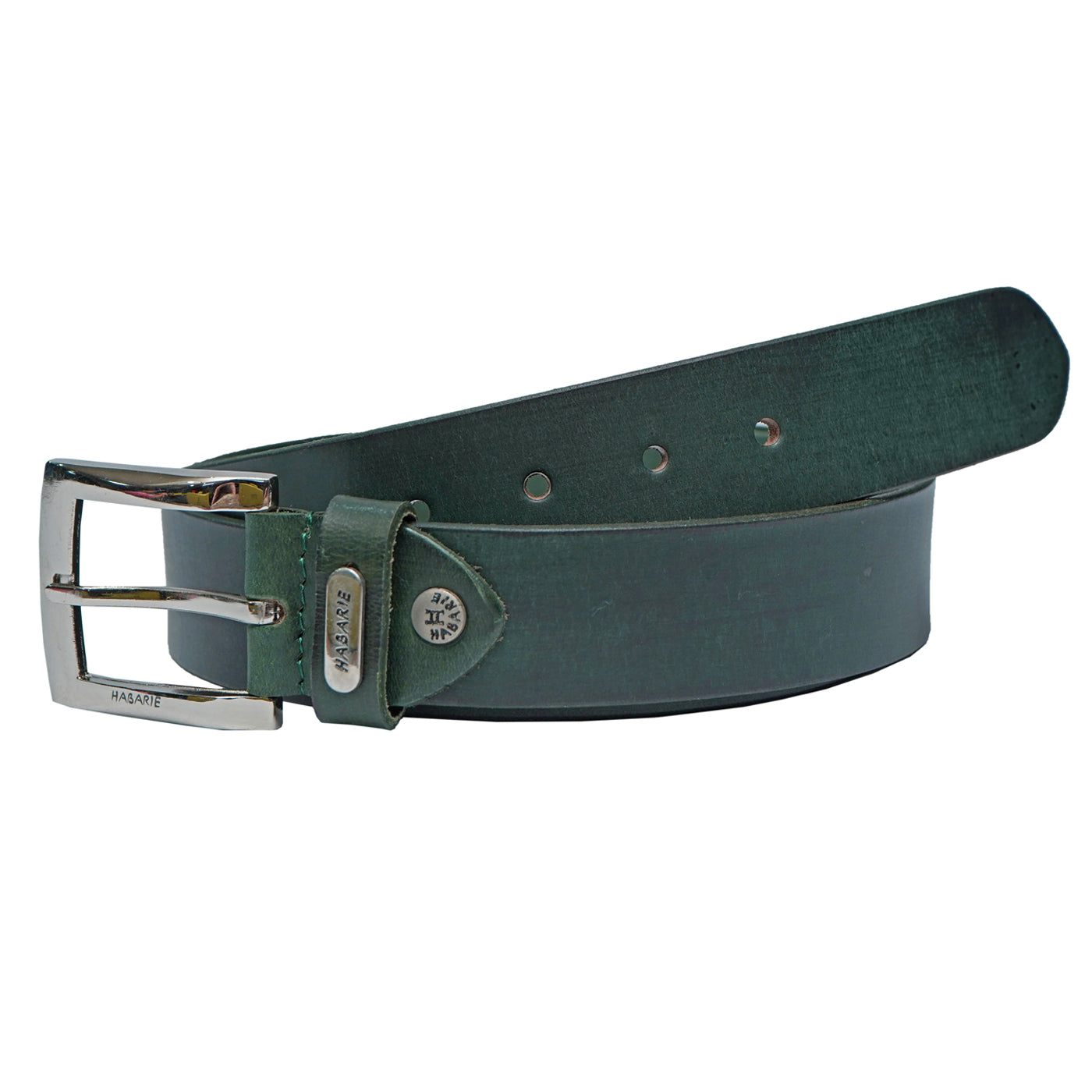 Premium Leather Handmade Classic Belt 703-GREEN