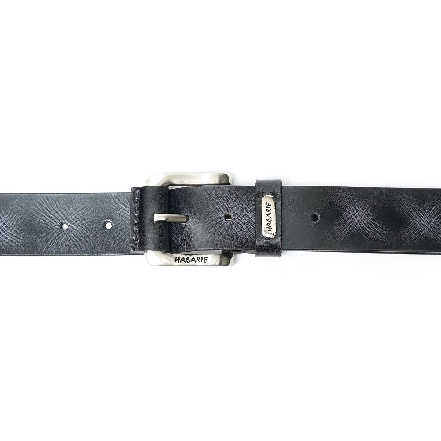 Handmade Classic Textured Belt 742-Blue