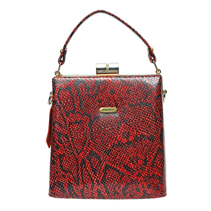 Bay Biss Sling Bag Snake Print 612-RED