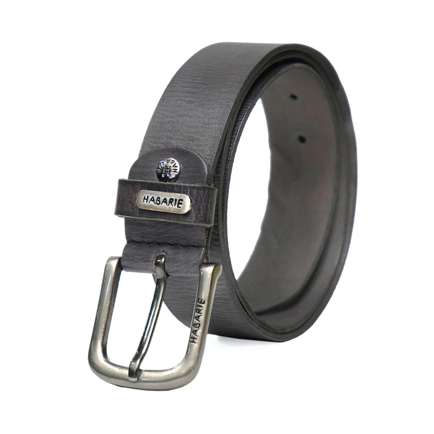 HandmadeTextured Belt 723-Black