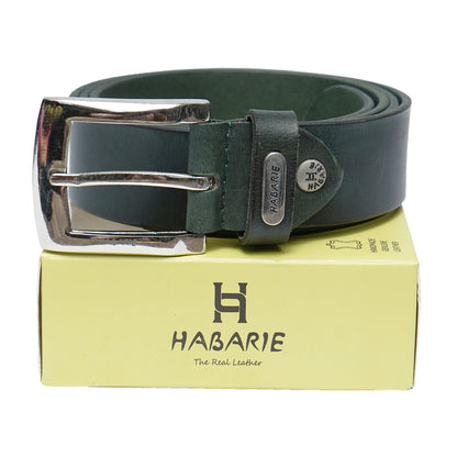 Premium Leather Handmade Classic Belt 703-GREEN