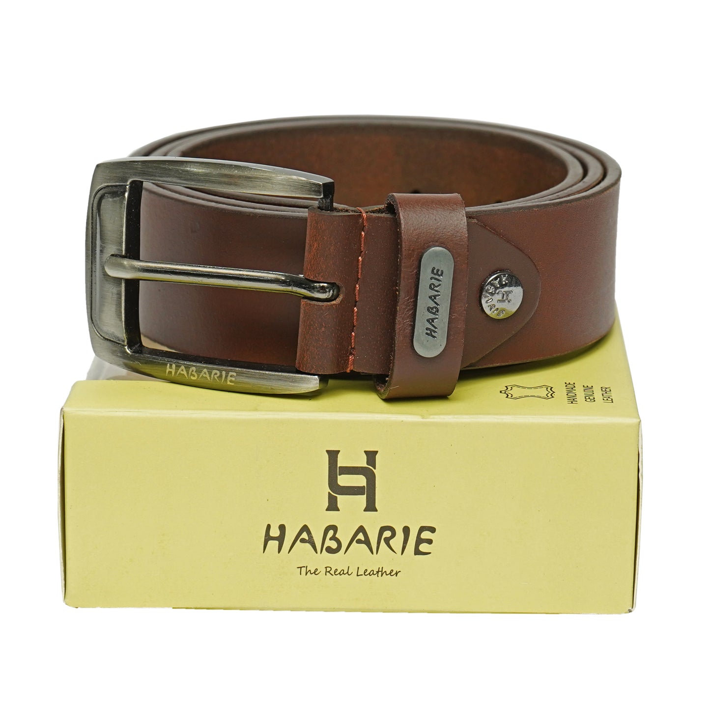 Premium Leather Handmade Classic Belt 711-Tan