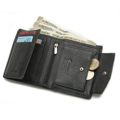 BI-FOLD NOTECASE 307-BLACK