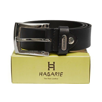 Premium Leather Handmade Classic Belt 703-Black