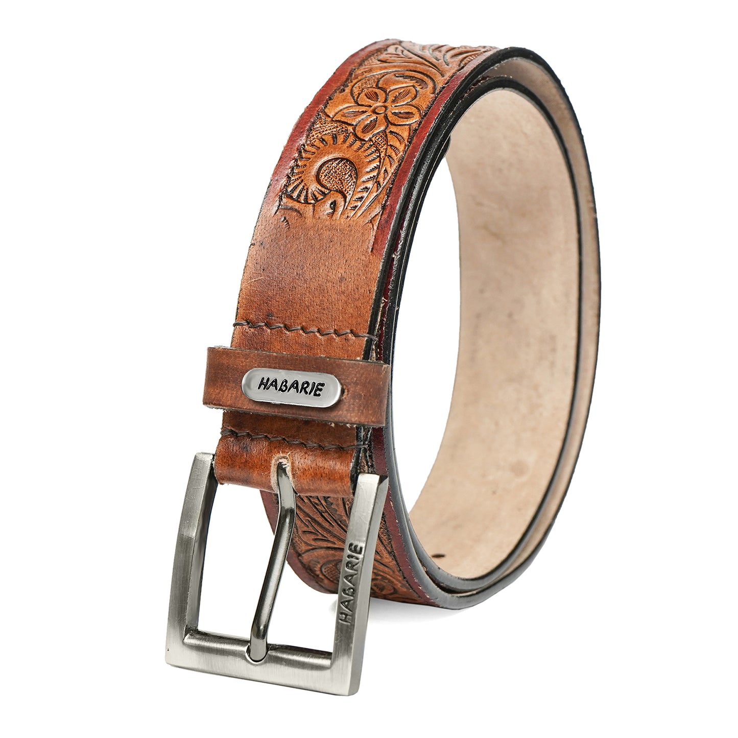 HAND-CARVED Premium Leather Belt 736