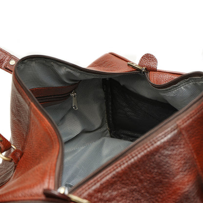 03 GYM BAG- SQUARE 503-BROWN