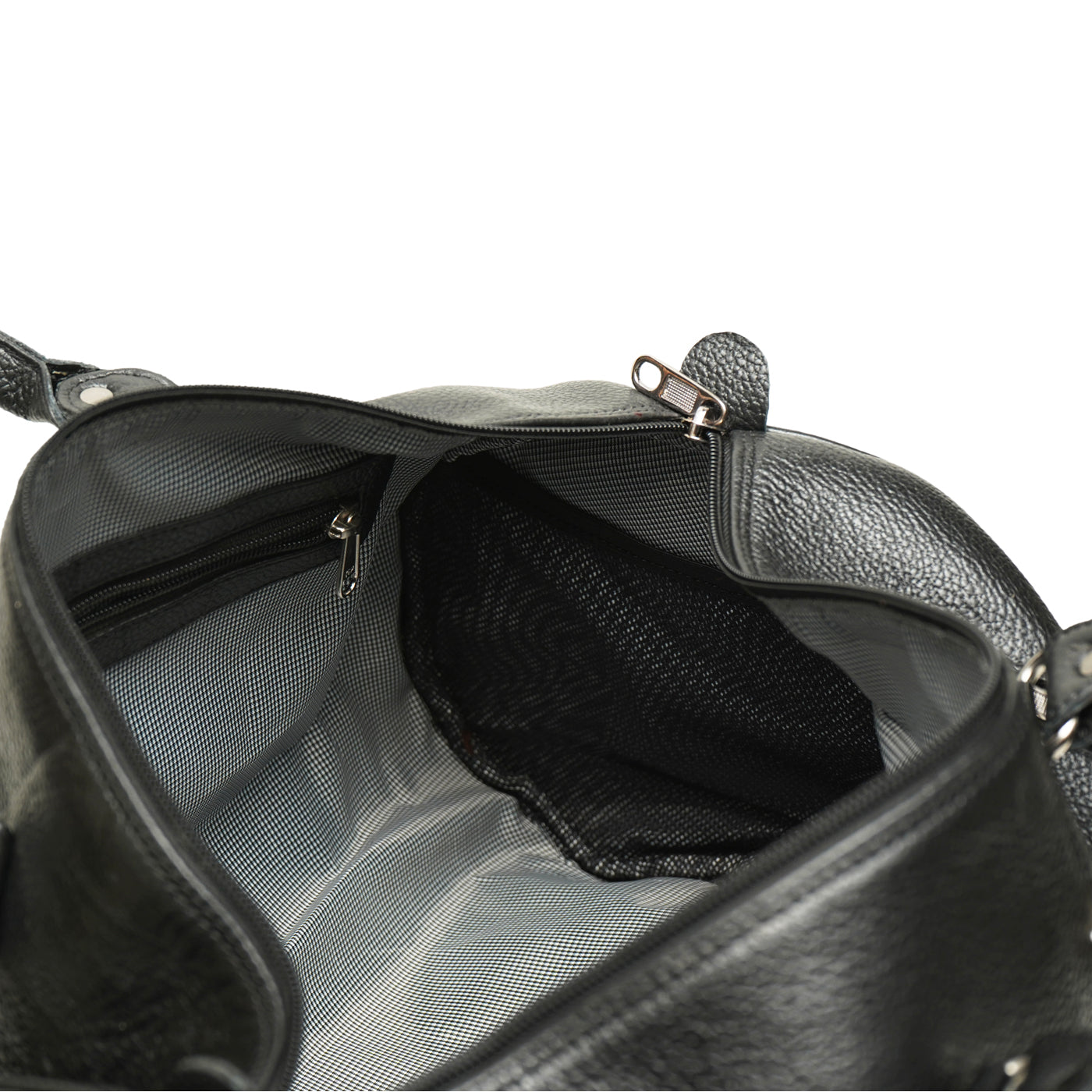 02 GYM BAG- ROUND 502-BLACK