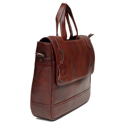 NORMAN LAPTOP BAG 202-BROWN