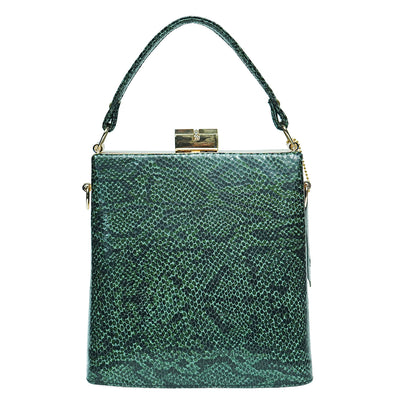 Bay Biss Sling Bag Snake Print 612-GREEN