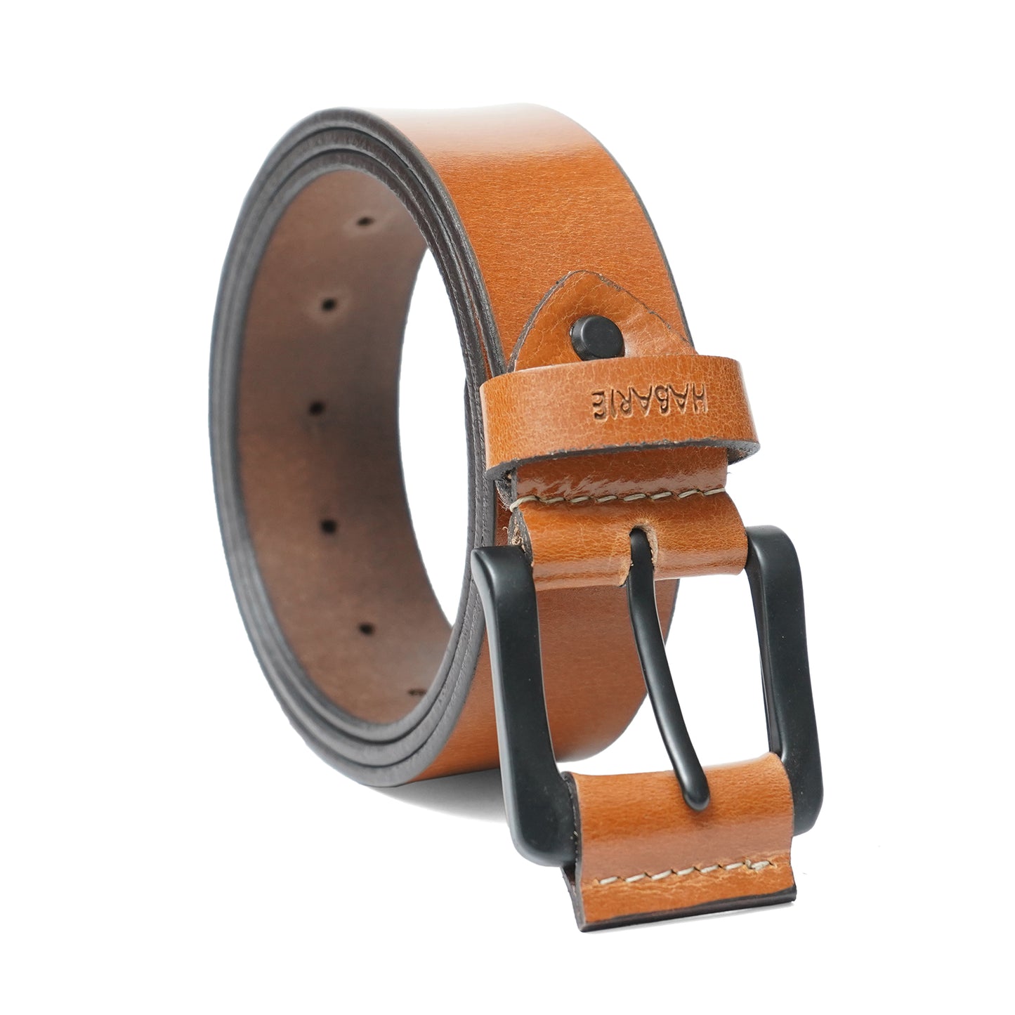 Premium Leather Handmade Classic Belt 727-TAN