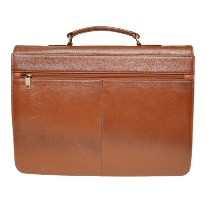 RUSSELL LAPTOP BRIEFCASE 203-TAN