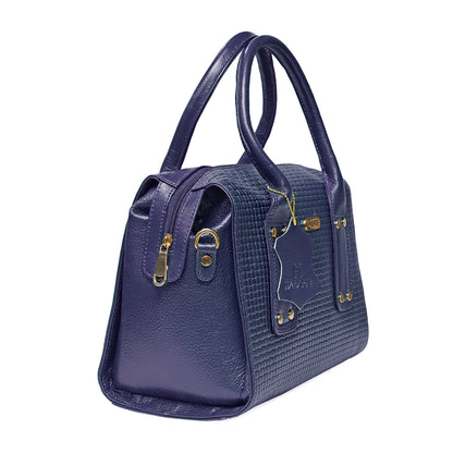 CLASSIC CARRYALL HAND BAG 022-Blue