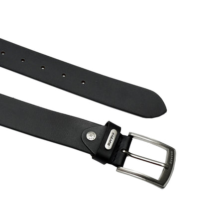 Premium Leather Handmade Classic Belt 711-Black