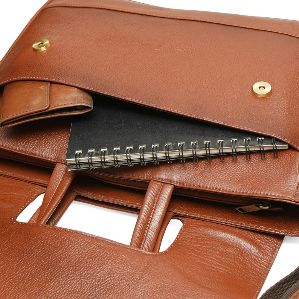 NORMAN 02 LAPTOP BAG 205-TAN